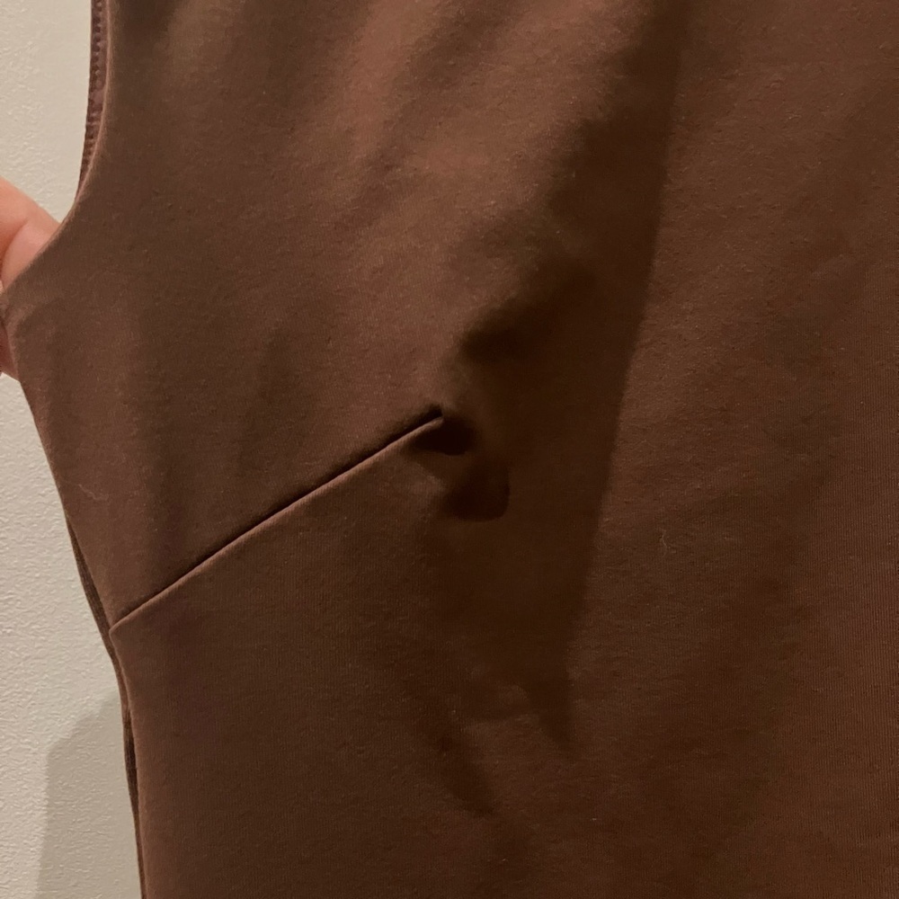 Tahari Chocolate Brown Midi Dress - Picture 2 of 6